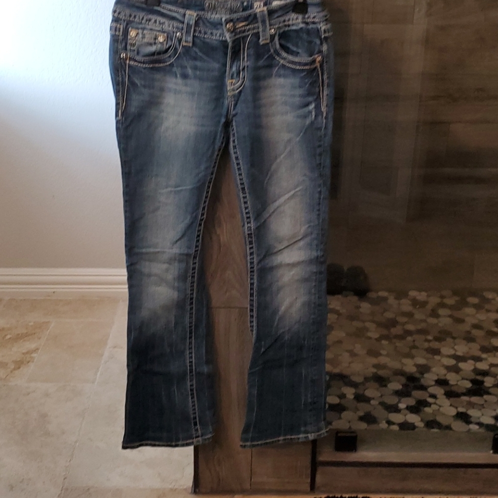 Miss me darker blue stretchy jeans